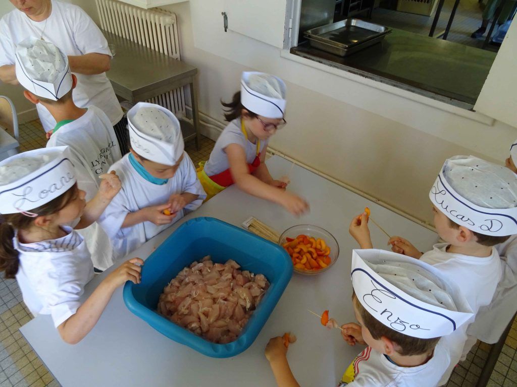 En action - Classe découverte Cuisine et Goût